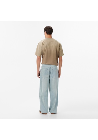 Karl Kani Og Washed Western Relaxed Baggy Erkek Mavi Pantolon Km253-010-1 Mavi