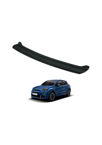 Ferrous Autoaccessories Fiat 500 X Sport İle Uyumlu Arka Tampon Üstü Koruyucu 2016 Ve Üstü