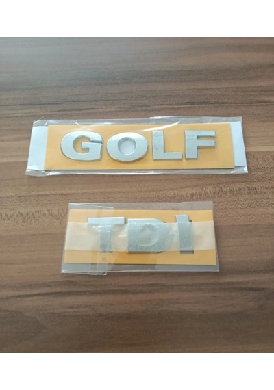 Golf Tdı Yazı Golf Tdı Bagaj Yazısı Takım 2li 1998-2008 Golf Tdı