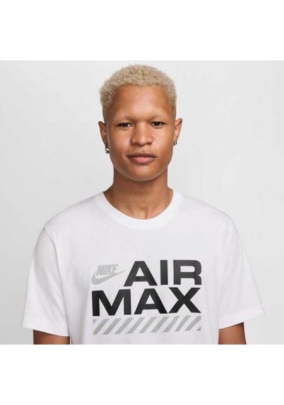 Air Max Ss Tee Erkek Tişört Beyaz