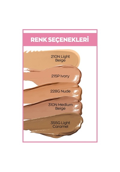 Avon Color Trend Real Matte Shine Control Likit Fondöten 310N Medium Beige