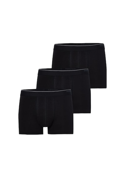Blackspade Erkek Boxer Shorty 3'lü Paket Tender Cotton 9670 Siyah
