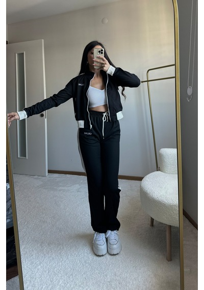 Moystore Cellinnee Siyah Eşofman Takım Siyah