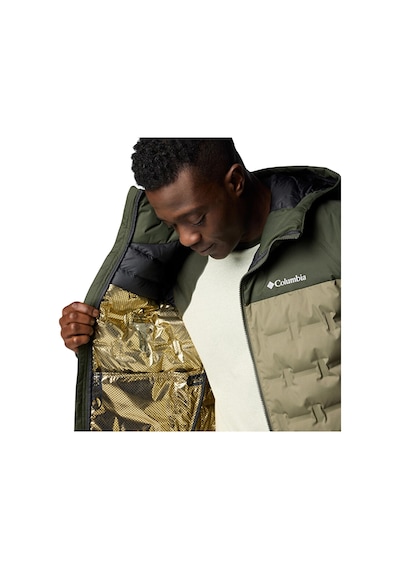 Columbia Grand Trek Iv Down Hooded Erkek Yeşil Outdoor Mont Wm9710-397