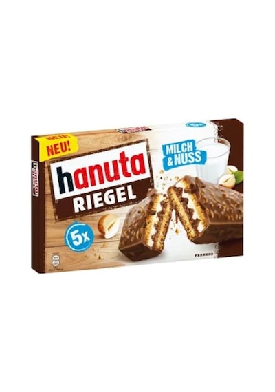 Hanuta Riegel Milch & Nuss 5 Riegel 34.5 G