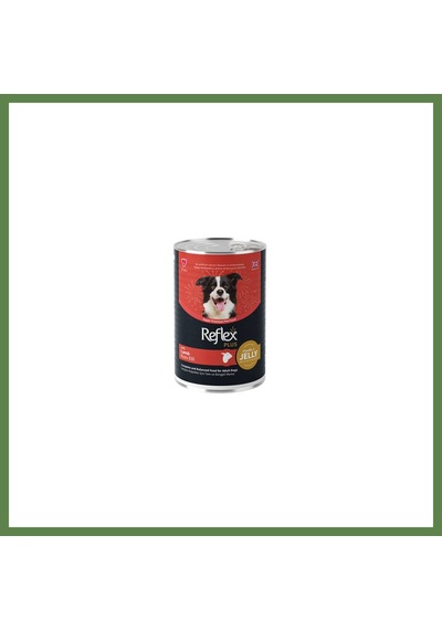 Reflex Plus Jöle İçinde Et Parçacıklı Kuzu Etli Yetişkin Köpek Konservesi 400 Gr Hb006
