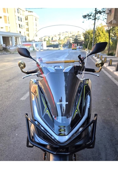Motocam Honda Pcx Ön Cam 2025-2026 Model 66cm Şeffaf Renkli 4mm