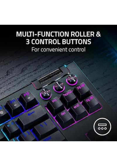 Razer Blackwidow V4 Tenkeyless Hyperspeed Turuncu Dokunsal Anaht