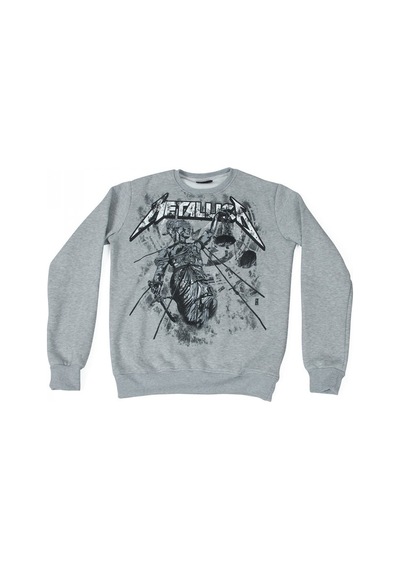 Metallica All For Justice Sweatshirt Gri Çok Renkli