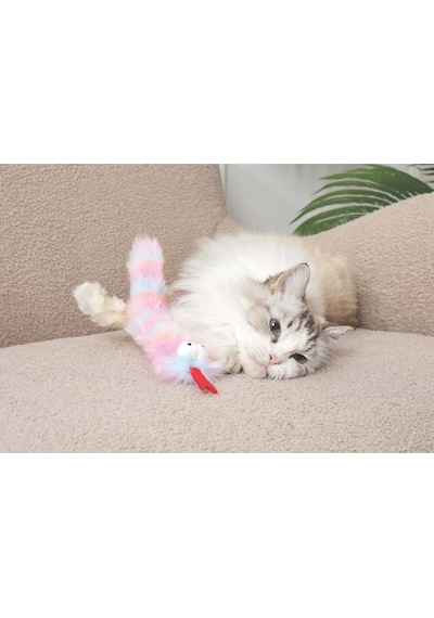 20654499 M-pets Fluffy Lala Catnipli Kedi Oyuncağı Mix Color