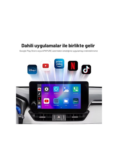 Carplay Ai Box 4gb+32gb Youtube,netflix,google Play & Kablosuz Carplay&android Auto- Android 14