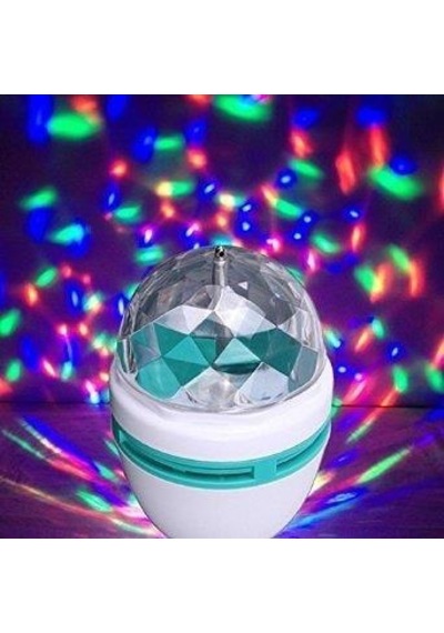 Zhltools Döner Renkli Led Başlıklı Led Disko Topu Gece Lambası Çok Renkli