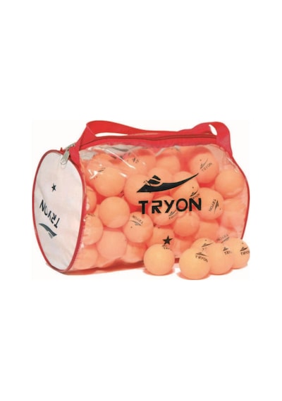 Tryon Mtt-070 100'lü 1 Yıldız Masa Tenis Topu Turuncu