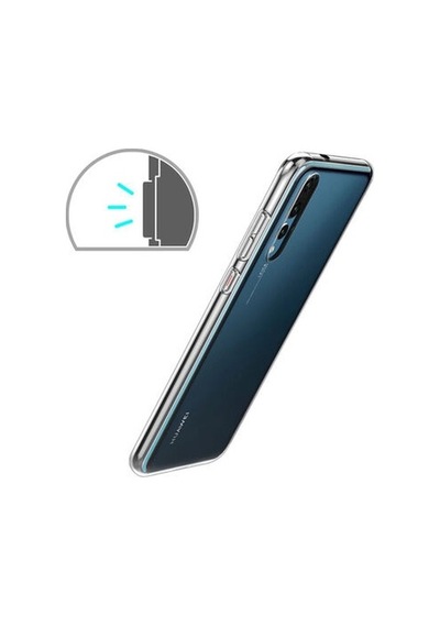 Huawei P20 Pro İle Uyumlu Kılıf Şeffaf Esnek Silikon Telefon Kılıfı Kapak