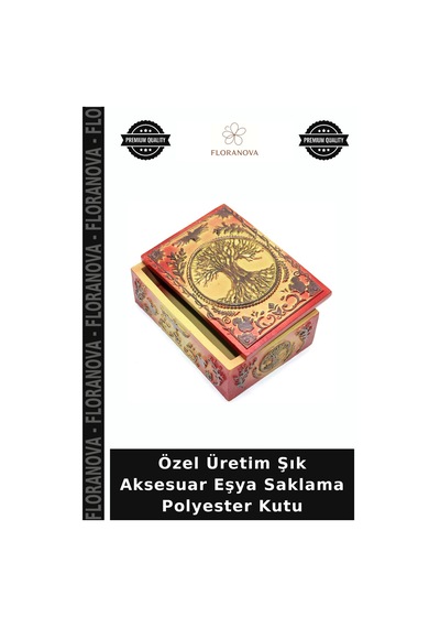 Özel Üretim Şık Aksesuar Eşya Saklama Polyester Kutu