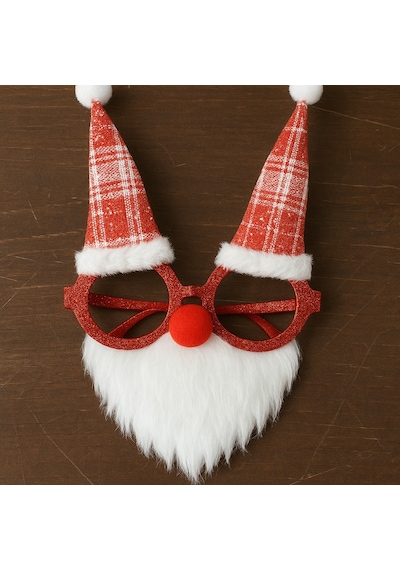 Yılbaşı Gözlüğü Noel Baba Sakallı Şapkalı Parti Aksesuarı Komik Fotoğraf Çekimi Gözlük Modeli Çok Renkli Yılbaşı Gözlüğü Noel Baba Sakallı Şapkalı Parti Aksesuarı Komik Fotoğraf Çekimi Gözlük Modeli Çok Renkli