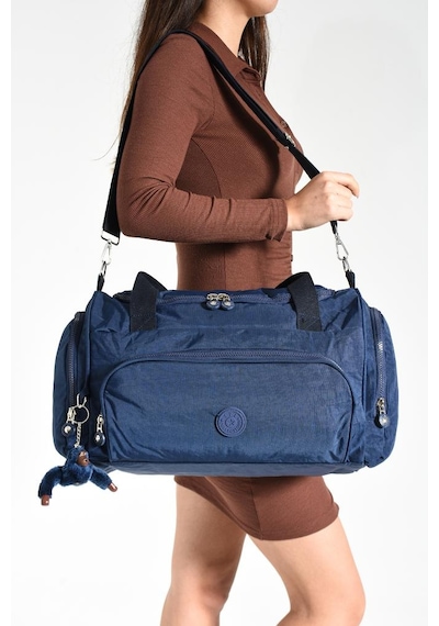 Baginn Unisex Kabin Boy Çapraz Askılı Omuz Çantası Seyehat Spor Çantası Hafif Klinkır Kumaş 40 25 Cm Lacivert