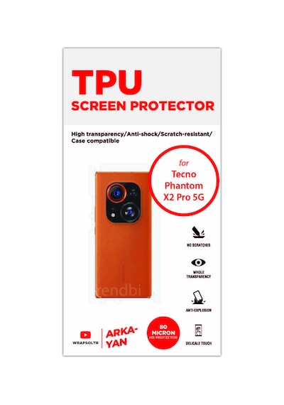 Tecno Phantom X2 Pro Arka Ve Yan Kaplama Koruyucu Hd Film