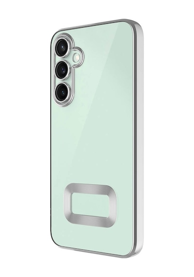 Rba Aksesuar Galaxy Uyumlu S24 Kılıf Kamera Korumalı Logo Gösteren Rba Omega Kapak - Lila Çok Renkli