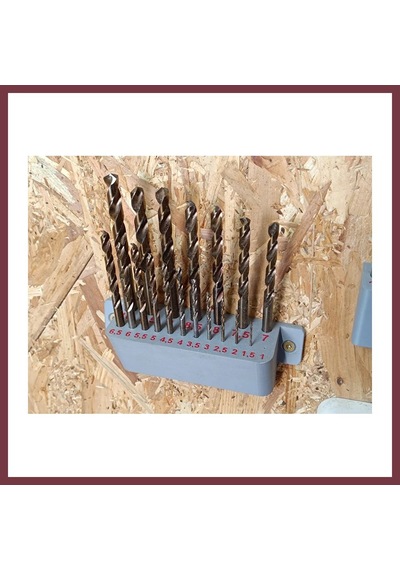 Storeşahin 3d Baskı Matkap Ucu Standı 1-6,5 Mm Duvara Monte Matkap Ucu Düzenleyici  Yuvalı Gri Shn0720