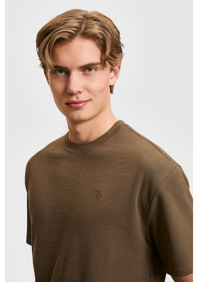 U.S. Polo Assn. U.s. Polo Assn. Erkek Kahverengi Tişört 50326967-vr029