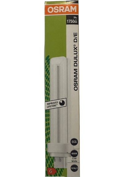Osram Dulux D/e 26w 840 4000k Gün Işığı 4 Pinli G24q-3 Duylu