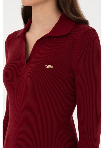 U.S. Polo Assn. U.s. Polo Assn. Kadın Bordo Kazak /triko 50317524-vr014