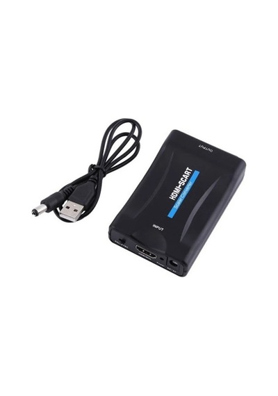 Ally 1080p Scart Hdmı Dönüştürücü Ses Video Adaptörü-siyah- 5775