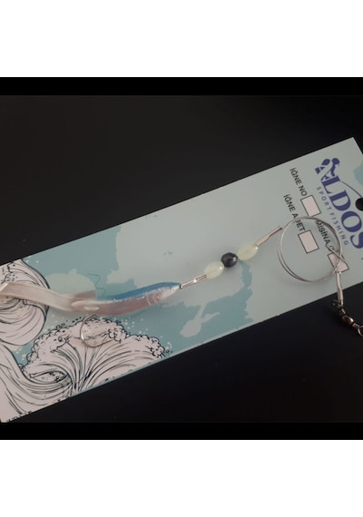 Levrek Lüfer Avcısı Çelik Telli Silikon Balık 6,5 Cm