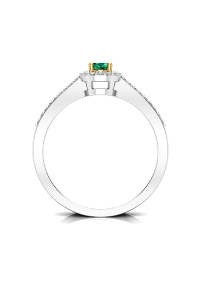 0,50 Karat Pırlantalı Zümrüt Yüzük (464656265)