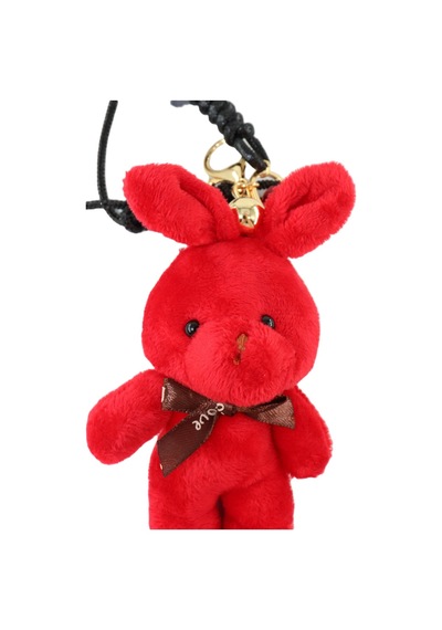 Anahtarlık Çanta Charm. Ayna Süsü. Çanta Aksesuarı. Anahtarlık Peluş Tavşan Örme Ip Çanta Charmı. 64853048