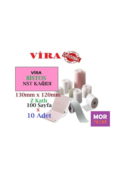Bistos Nst Kagıdı 130 Mm X 120 Mm Z Katlama 100 Sayfa X 10 Adet