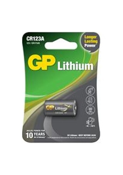 Gp Cr123a 3v Lityum Tekli Paket Pil Gpcr123a-u1 Fotoğraf Makinesi Pili