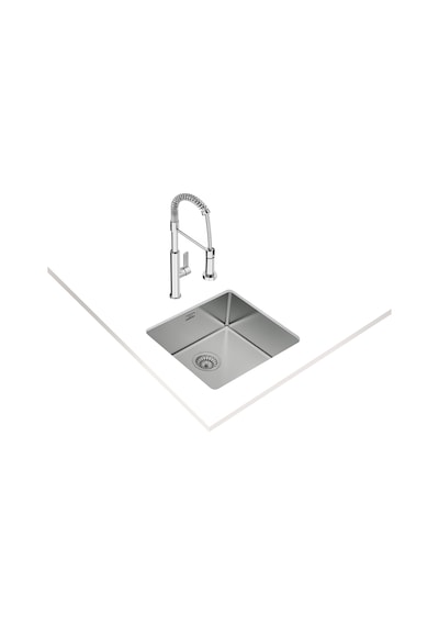Teka Be Linea Rs15 45.40 - Tezgahaltı Eviye - Paslanmaz Çelik - 45 CM - 115000006