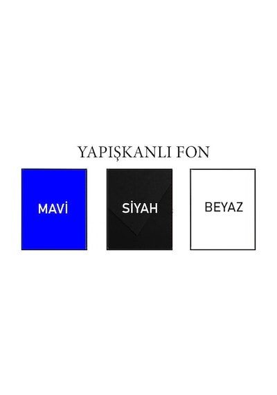 Akvaryum Yapışkanlı Fon ( Folyo ) 100cm X 60cm (H) Siyah