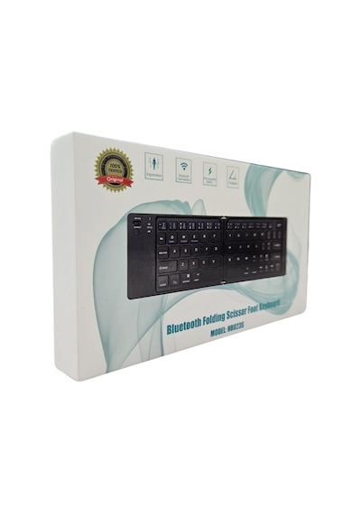 Platoon Pl-377 Ultra İnce Katlanabilir Android/ios/sistem Uyumlu Kablosuzbluetoothlu Klavye
