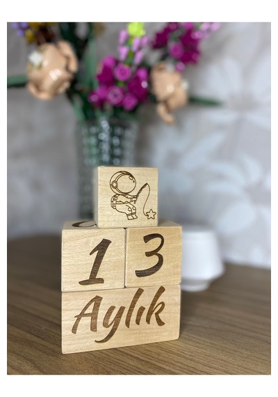 Bebek Anne Hatıra Anı Küpleri İsimsiz Lazer Baskı 4 Parça