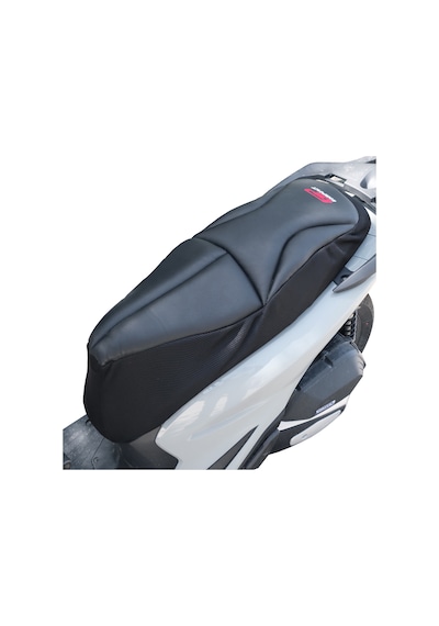 GP Kompozit Honda SH 125 2024-2025 Uyumlu Fileli Motosiklet Konfor Sele Kılıfı Siyah