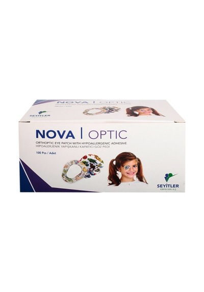 Nova Optik Çocuk Hipoallerjenik Yapışkanlı Oval Göz Pedi 100..