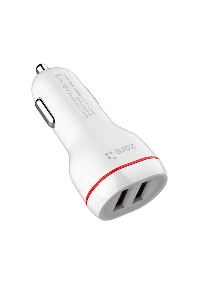 Zore Puma Çift Girişli Araç Kiti Micro-usb Kablosuyla Birlikte