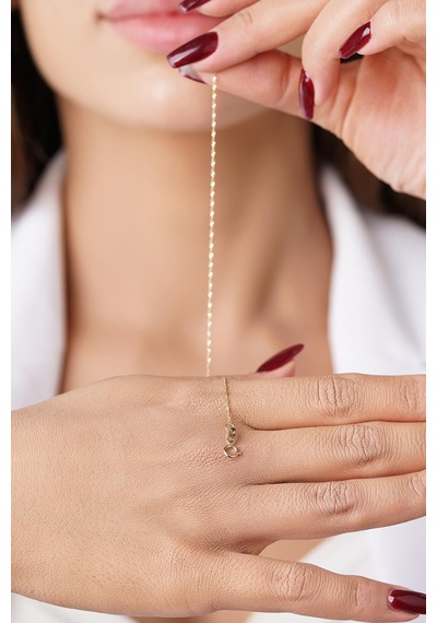 14 Ayar Altın Baby Singapur Zincir Bileklik 0.75 Mm Sarı Altın
