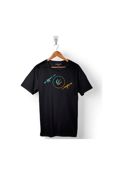 Csgo Kanas Keleş Kalaşnikof Counter Strike Baskılı Tişört Unisex T-shirt 001
