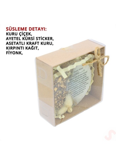 Kutulu Ve Süslü Altın Taşlı 6,50 Cm Epoksi Magnet - 1 Adet