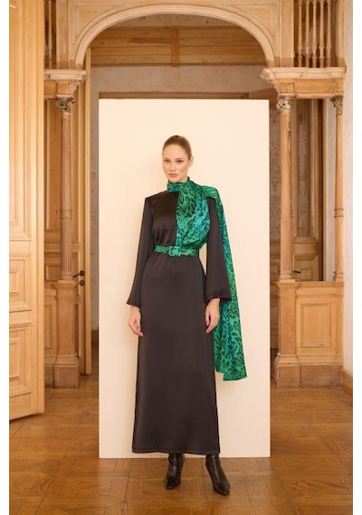 Senna Fıore Dress Yeşil Yeşil