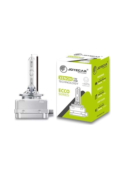 Joyecar D1s Far Ampulü, 12v 35w, 6000k Beyaz Işık,%60 Daha Fazla Aydınlatma, Ecco Serisi