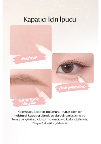 Peripera Sugar Twinkle Duo Eye Stick 05 Frozen Pink