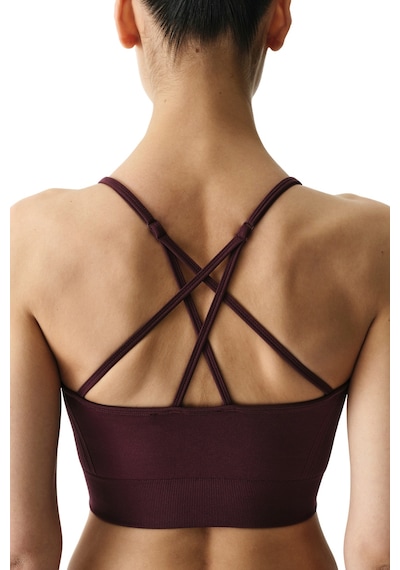 Penti Bordo Textured Seamless Sütyen