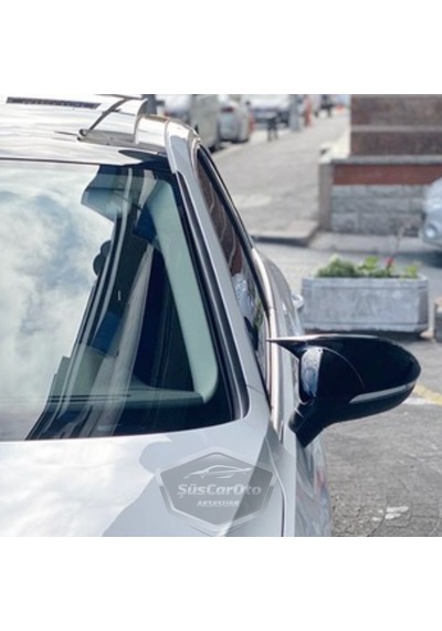 ŞüsCarOto Vw Passat B8 2015 Sonrası Batman Yarasa Ayna Kapağı Piano Black ABS Plastik (00)