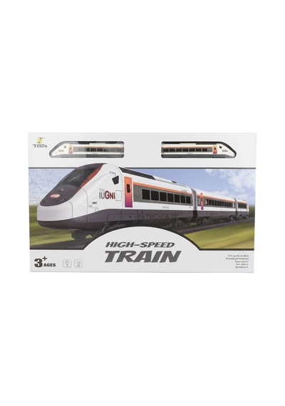 Yüksek Hızlı / Beyaz Oyuncak Tren Seti