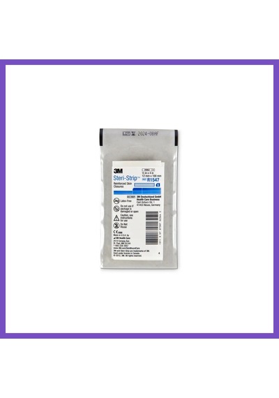 Bezos Steril Strip Dikiş Bandı 12 X 100 Mm Yara Kapatma Bandı Cilt Sabitleyici Strip 6'lı 10 Paket Eklys